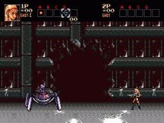 une photo d'Ã©cran de Contra Hard Corps sur Sega Megadrive